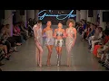 Lagu Giannina Azar Runway Fashion Show @artheartsfashion LAFW Group Look #19 (silver color finale looks)