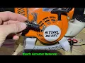 Stihl BG86C Spark Arrestor removal