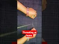 How to do eyebrow threading at home