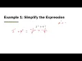 Integer Exponents College Algebra
