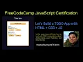 Build a TODO App with Advanced JavaScript Local Storage CRUD Operations LIVE