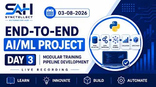 End-to-End Project Day 3 - Modular training pipeline Development