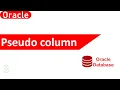 Oracle Pseudo columns What is pseudo-columns in oracle