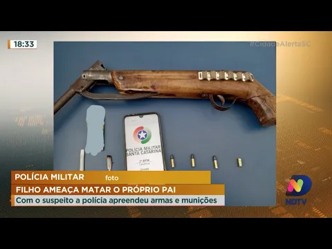 Filho ameaça matar o próprio pai em Canoinhas