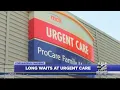 Long wait times at urgent care centers