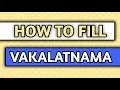 Download Lagu How to write/fill a Vakalatnama?