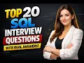 Top 20 SQL Interview Questions Answers Crack Any Data Analyst Interview