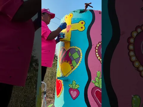 Making Pharr Beautiful one sandpipe at a time! #lauratrev1 #Art #pharrtx