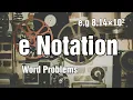 Lab3 V3 eNotation and Word Problems Java Programming Komal Arif