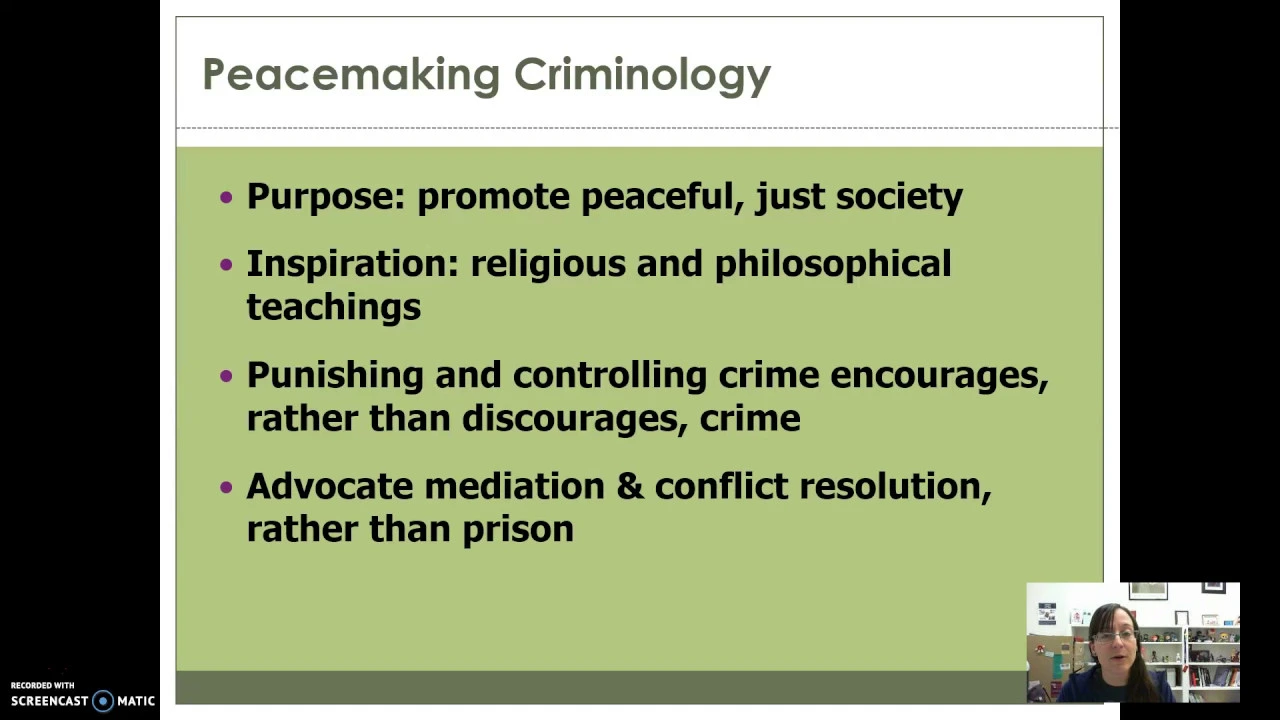 SOC 211 - Peacemaking Criminology