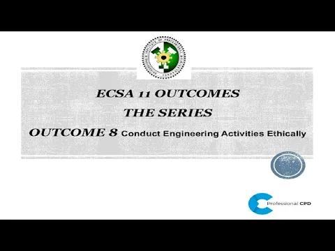 Download MP3 Registration of Technologists at ECSA - Outcome 8: Conduct Engineering Activities Ethically