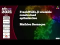 Download Lagu FrankWolfe.jl: scalable constrained optimization | Mathieu Besançon  | JuliaCon2021