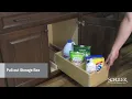 Pull out Storage Box by Schuler Cabinetry