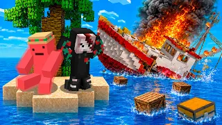 Sobreviví a un NAUFRAGIO en Minecraft