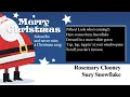 Rosemary Clooney - Suzy Snowflake - Lyrics (Paroles)