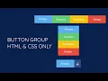 Simple Button Group HTML CSS Only - Frontend Lad