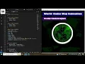 World map radar animation using Css and Html coding pure Css and Html Tutorial for beginers