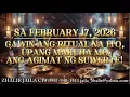 Lagu SA FEBRUARY 17, 2026 GAWIN ANG RITUAL NA ITO, UPANG MAKUHA MO ANG AGIMAT NG SUWERTE!