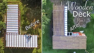 Tiny Shipping Container House Deck – Living Tiny Project Ep. 023 Part 4