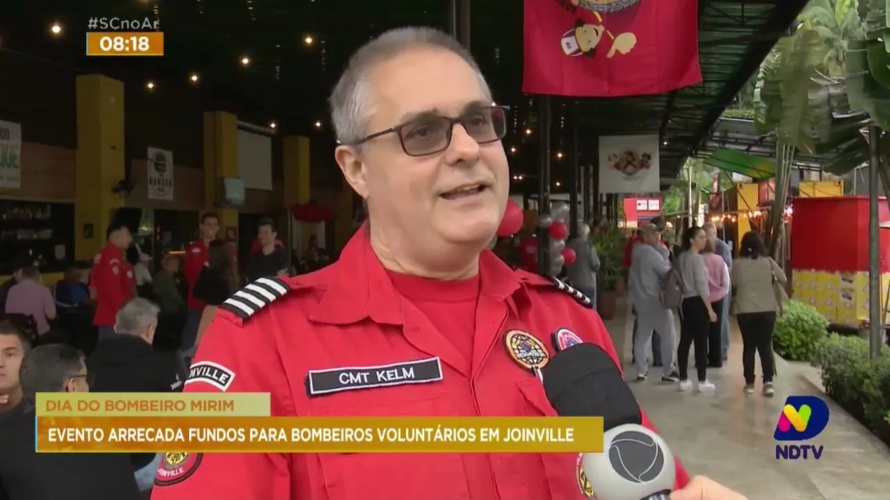 Bombeiros voluntários de Joinville promovem evento destinado para arrecadar à instituição