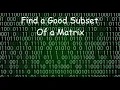 Find a Good Subset of the Matrix - LeetCode 2732