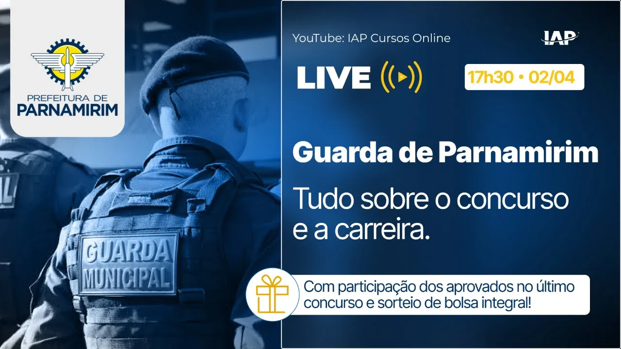 Guarda de Parnamirim: Tudo sobre o concurso e a carreira.