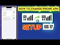 how to change APN Settings in iphone add new APN settings iOS 17