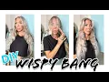 DIY wispy bang beginner friendly haircut tutorial
