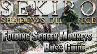 Folding Screen Monkeys Boss Guide - How to Beat Them FAST Sekiro Shadows Die Twice