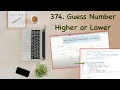 3 Binary Search Leetcode 374 Guess Number Higher or Lower