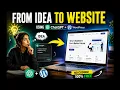 How to create WordPress website with free elementors plugins Chatgpt sy bnayein site
