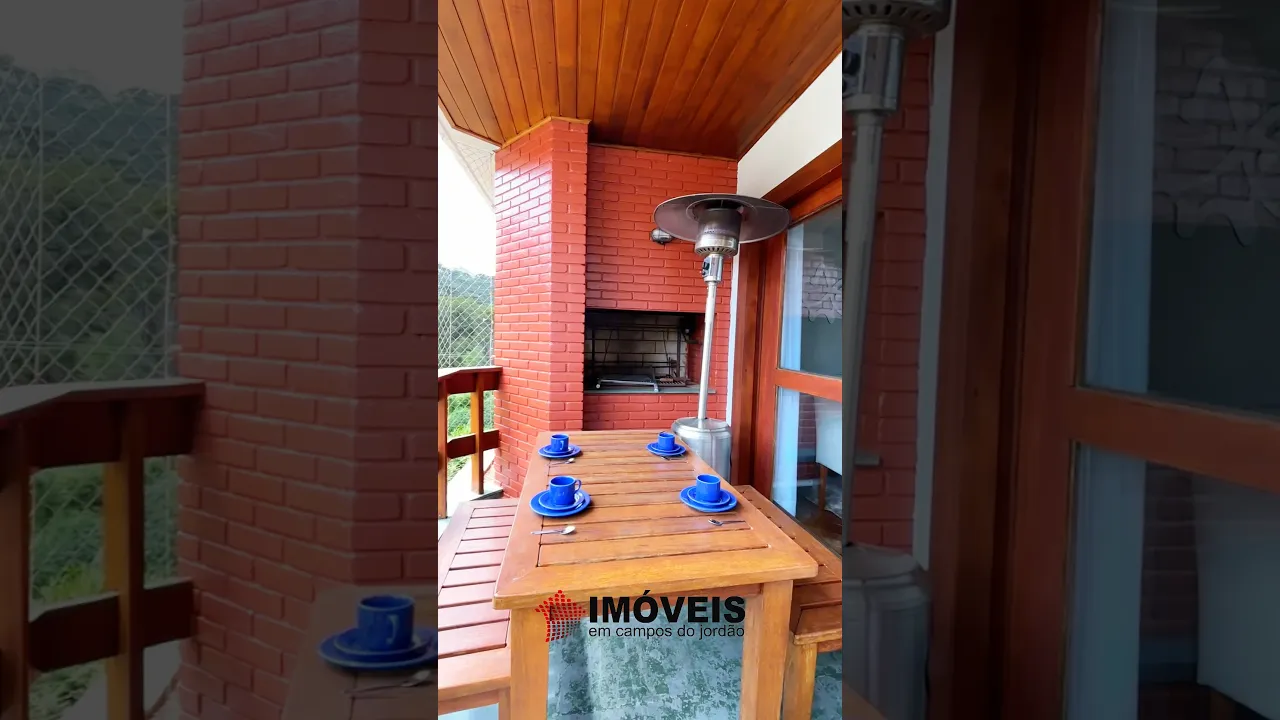 Video do Imóvel: Apartamento com 3 Suítes e Varanda Gourmet em Campos do Jordão – A 2 km de Capivari