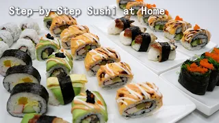 Download How to: Step-by-Step Sushi at Home |从米到卷的 详细寿司制作记录|壽司|在家做寿司的百科全书|6种基础寿司做法|壽司製作教學 MP3