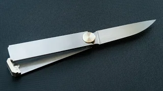 D2 Cross Folder - Knife Making: CNC Fabrication and Assembly