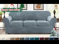 4 Piece Velvet Sofa Slipcover