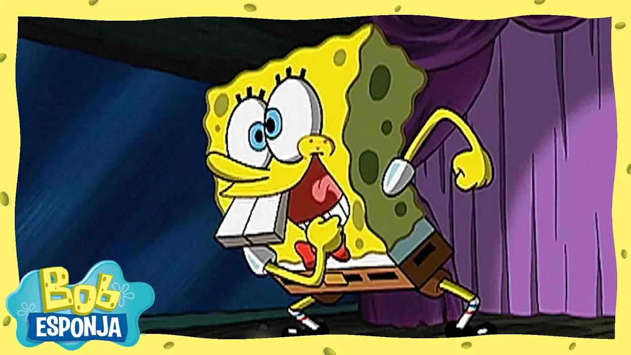 PIADAS COM ESQUILOS BOB ESPONJA EM PORTUGUÊS