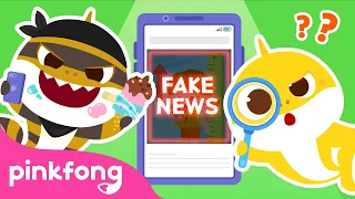 Stop And Think Learn Media Literacy With Thief Baby Shark Pinkfong Official 