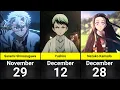 All Demon Slayer Characters Birt ays