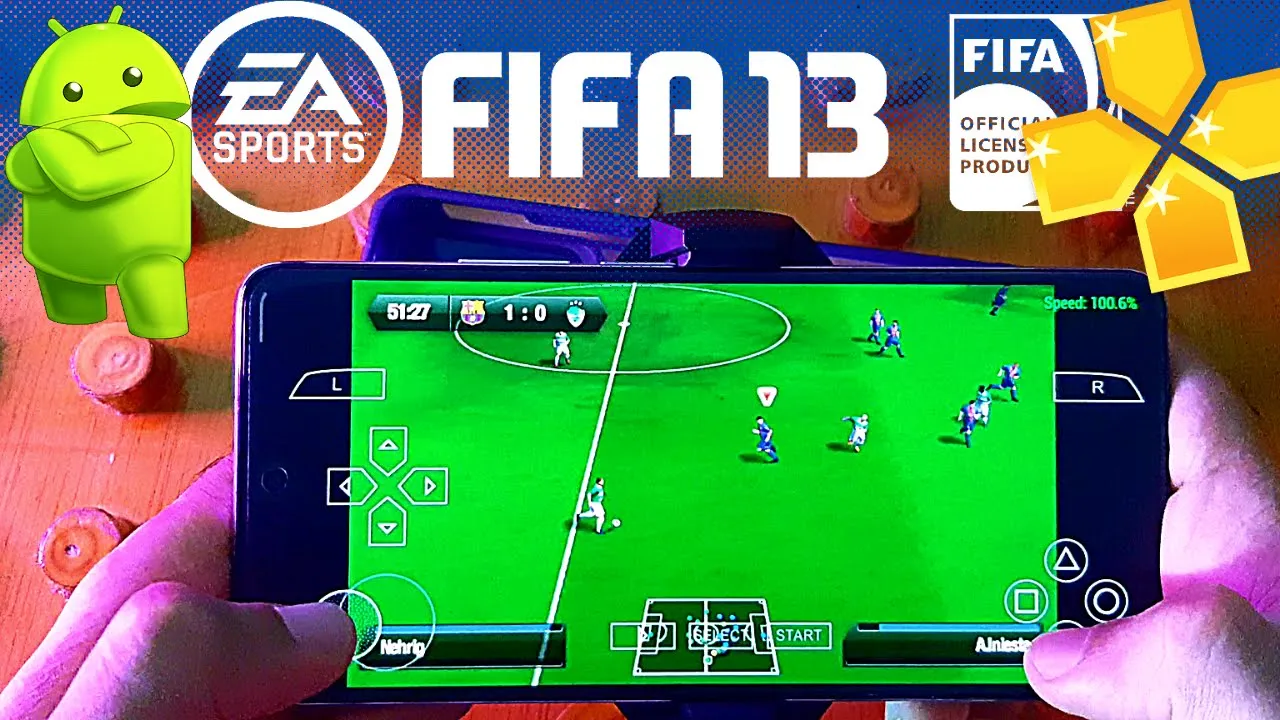FIFA 13 Android Gameplay - PSP Emulator PPSSPP