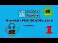 MicroBit Lesson 1 for Grade 4