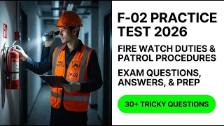 F-02 Fire Watch Practice Test 2026 Pass Your FDNY Fire Guard Exam on the First Attempt