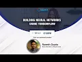 Building Neural Networks using TensorFlow Tensorflow Neural Live Webinar