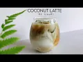 Easy Iced Coconut Latte At Home With Instant Coffee