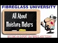 Moisture Meter for Fibreglass Boats