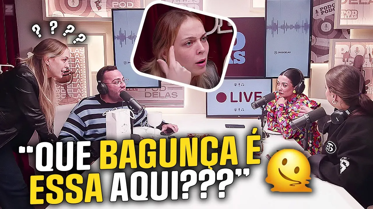 TATA INVADE LIVE DO PODDELAS E BOTA ORDEM NO BARRACO ????