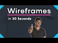 What are Wireframes?   [ 30 Second Definition ]