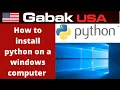 8 - How to install python on a windows computer Course Python 2021