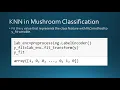 Mushroom Classification Group Sandslash KNN Explained