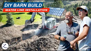 WE INSTALLED WATER LINES all by ourselves! (big mistake?)