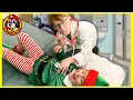 Kids Pretend SANTA S ELF GOES TO THE WORST DR IN THE WORLD DR SAMRT SAVES CHRISTMAS